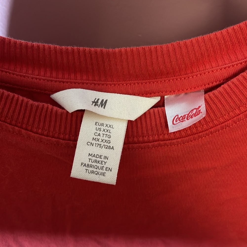 H&M coca-cola licensed tee shirt size xxl - Picture 3 of 4
